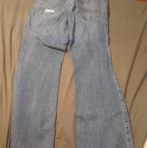 NFL cheerleader bootcut Patriots jeans size 8L